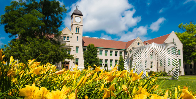 hisotrical photo of Bradley Hall and Westlake