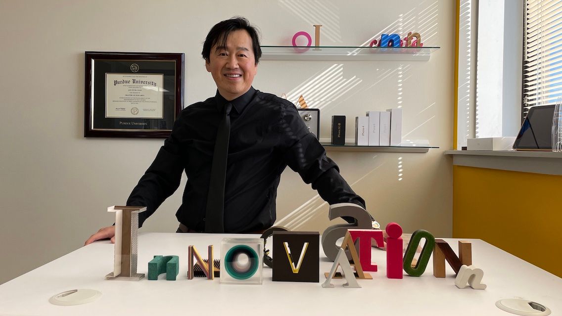 Graphic design professor Jae H. Chae