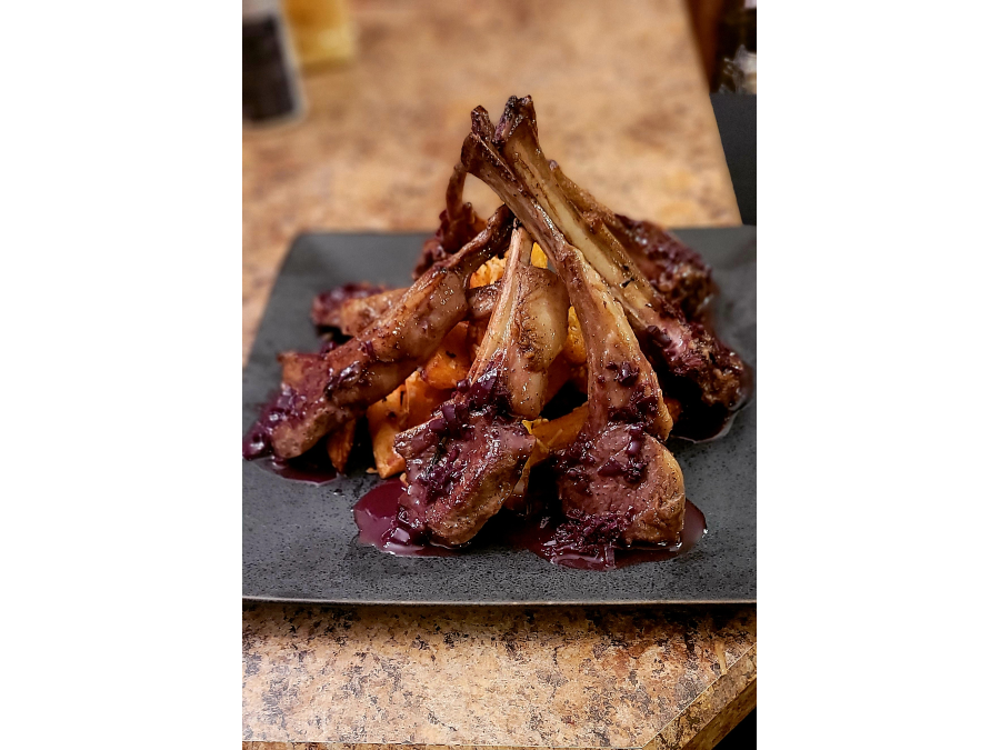 Grilled lamb chops